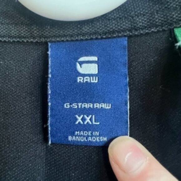 G-Star Raw Memula Graphic Graw Polo Size XXL - Picture 3 of 8